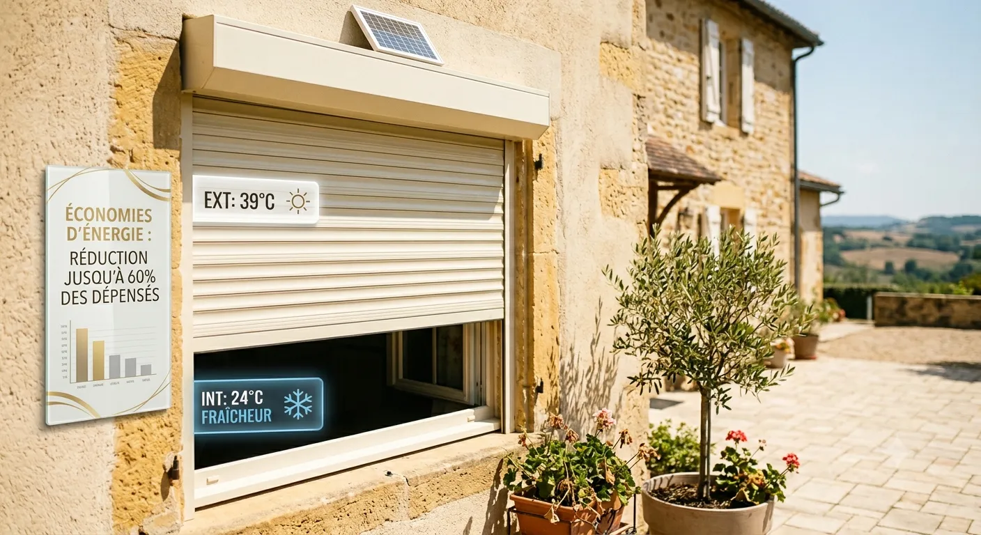 Volets isolés en aluminium : le bouclier thermique